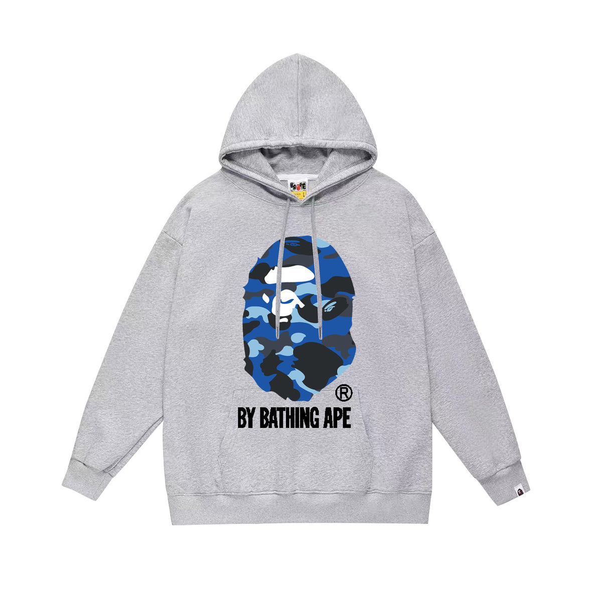 BAPE Hoodie Multi Camo Ape Head Print Street Fleece Pullover