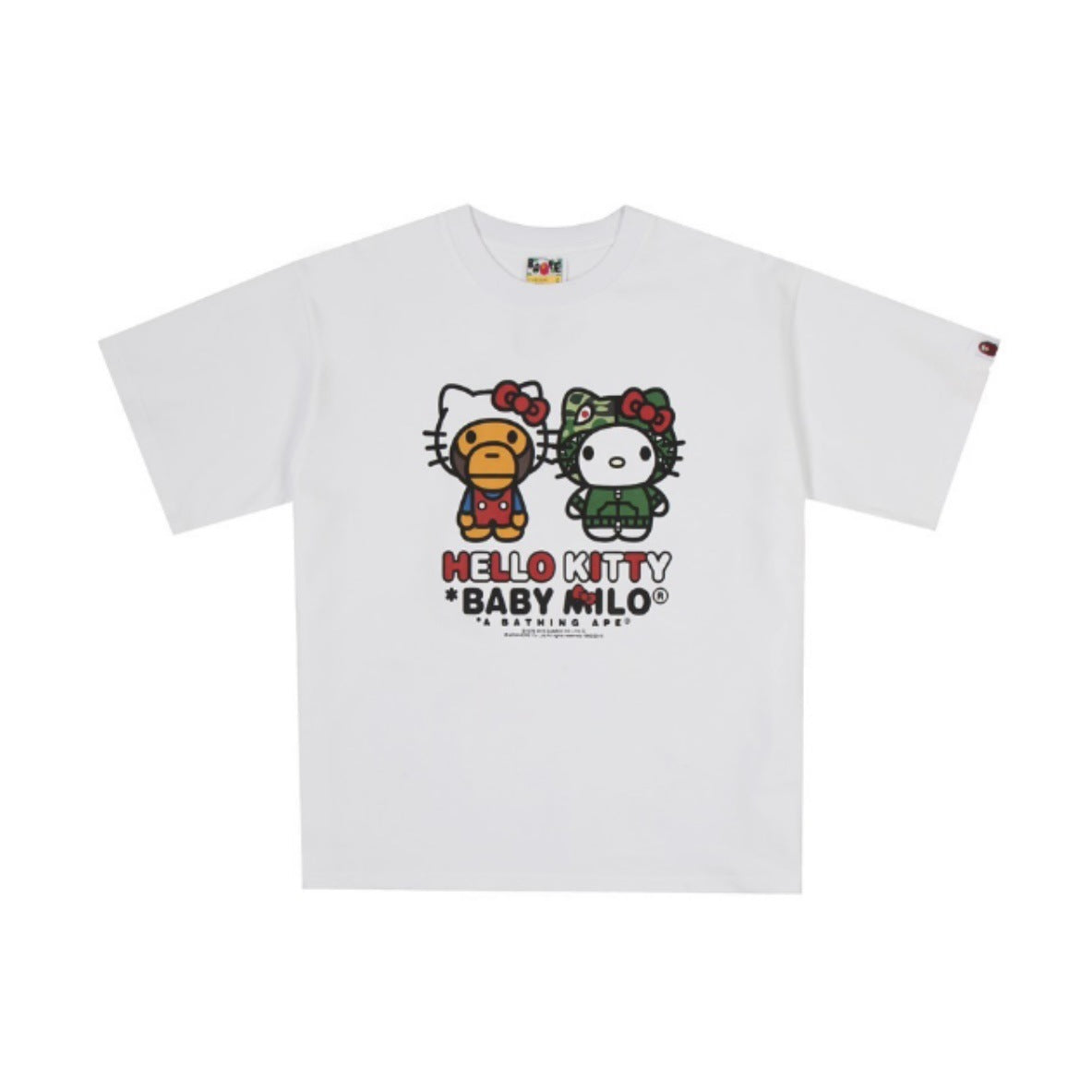 BAPE Baby Milo x Sanrio Characters Graphic T-Shirt Unisex