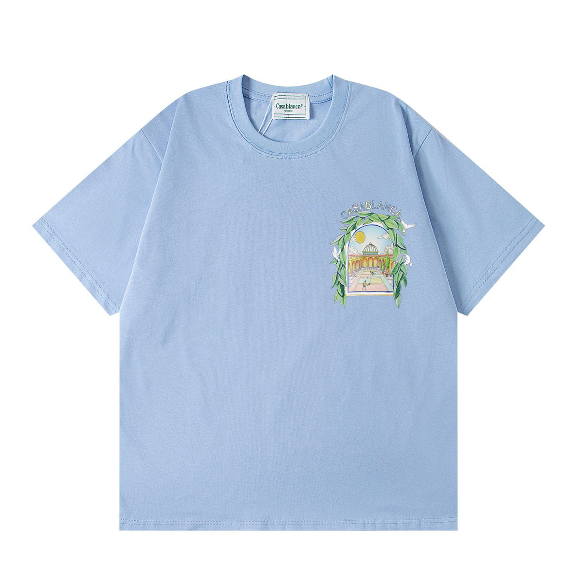 Casablanca Multi‑Artwork Vintage Graphic Oversized Tee Streetwear