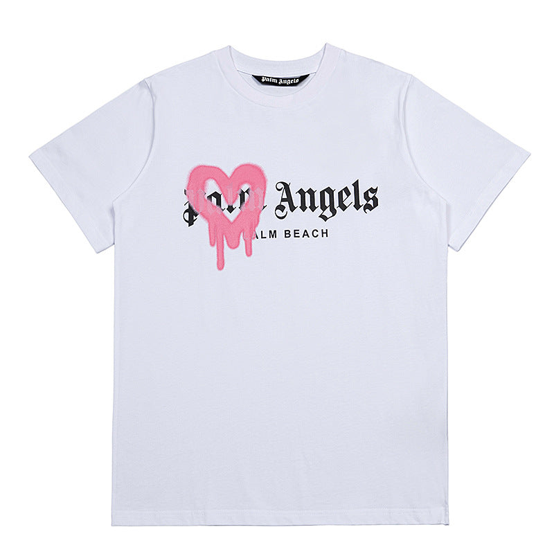 Palm Angels Teddy Bear Graphic Tee Loose Unisex Streetwear T-Shirt