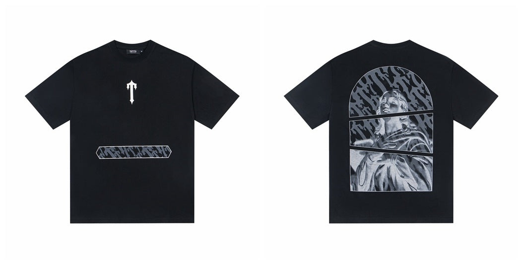 Trapstar Multi‑Graphic Print Oversized Tee Streetwear Unisex