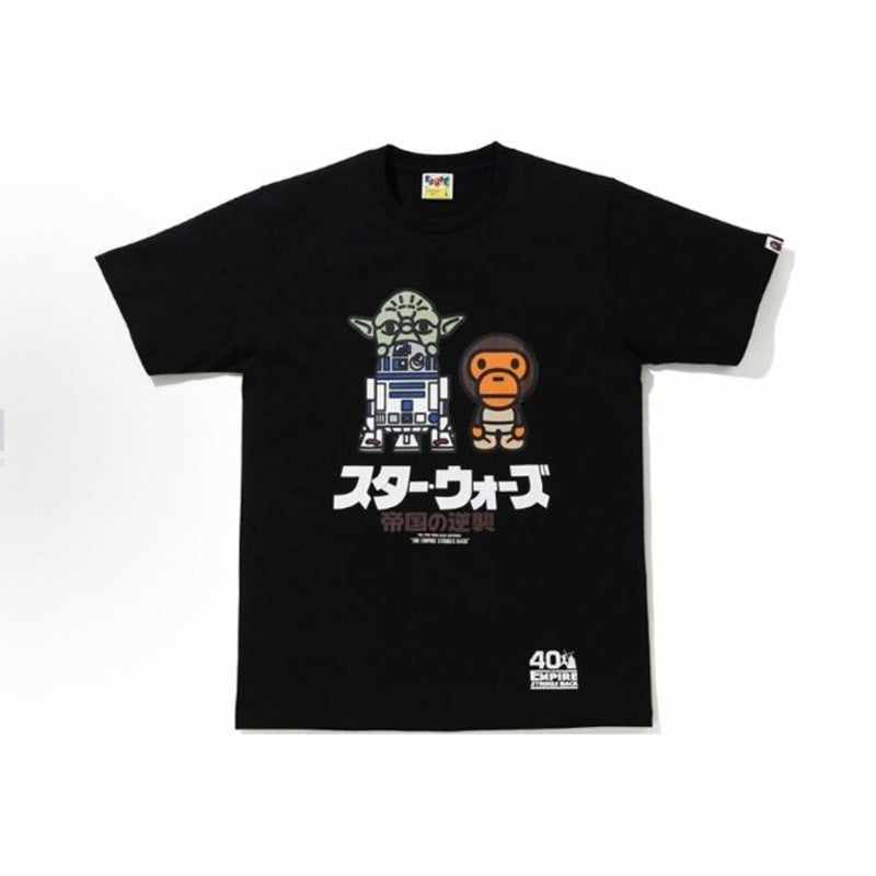 BAPE Ape Head Shark Print Unisex Casual T-Shirt