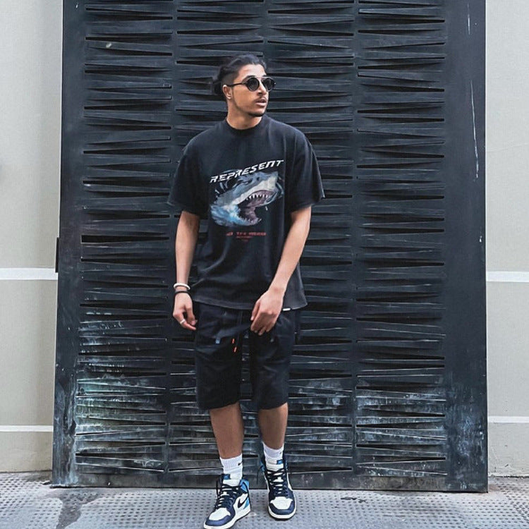Represent Vintage Washed Graphic Short Sleeve Tee Streetwear Unisex