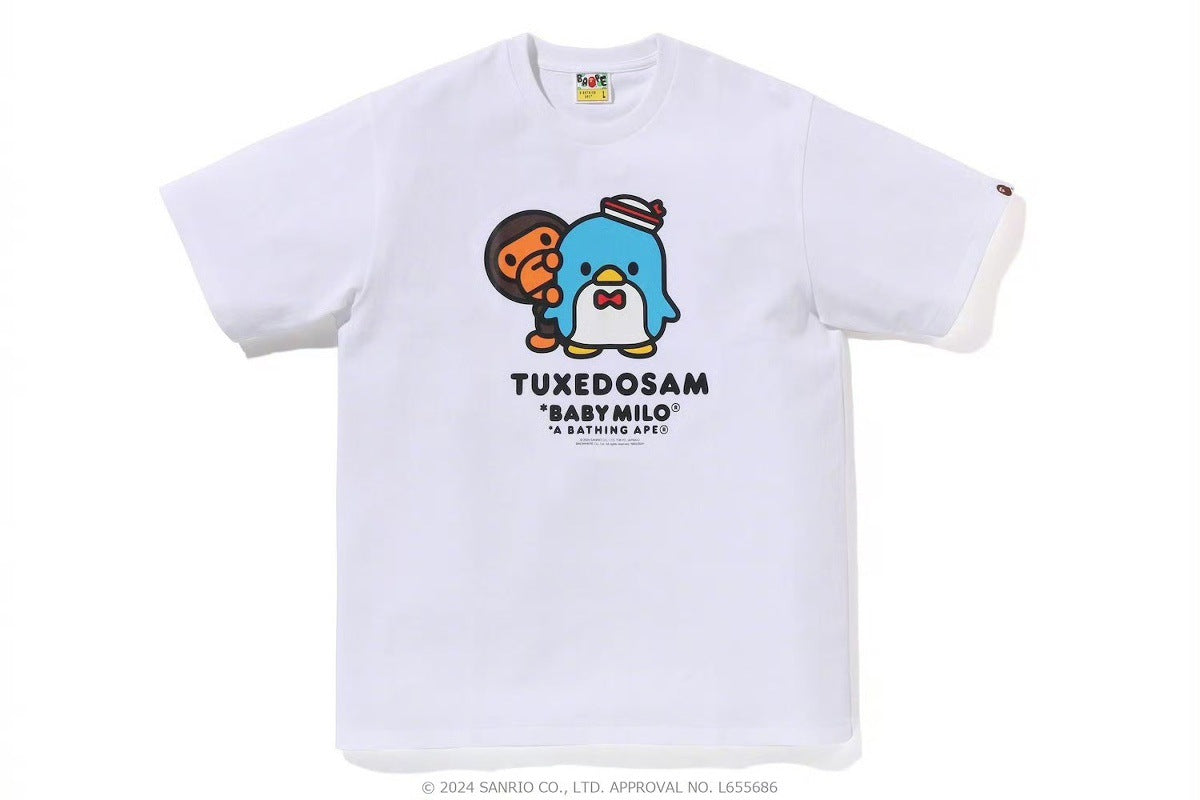 BAPE Baby Milo x Sanrio Characters Graphic T-Shirt Unisex