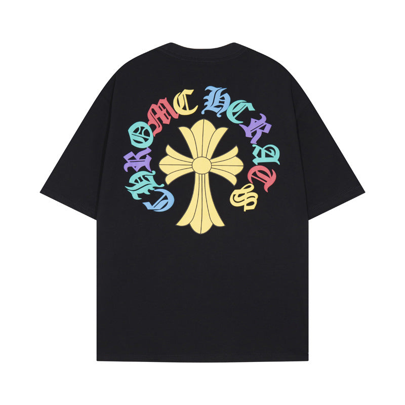 Chrome Hearts Cross Heavyweight Oversized T-Shirt Streetwear Unisex