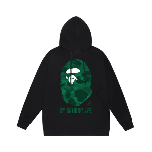 Bape Desert Camo Multi‑Print Ape Head Oversized Hoodie Streetwear