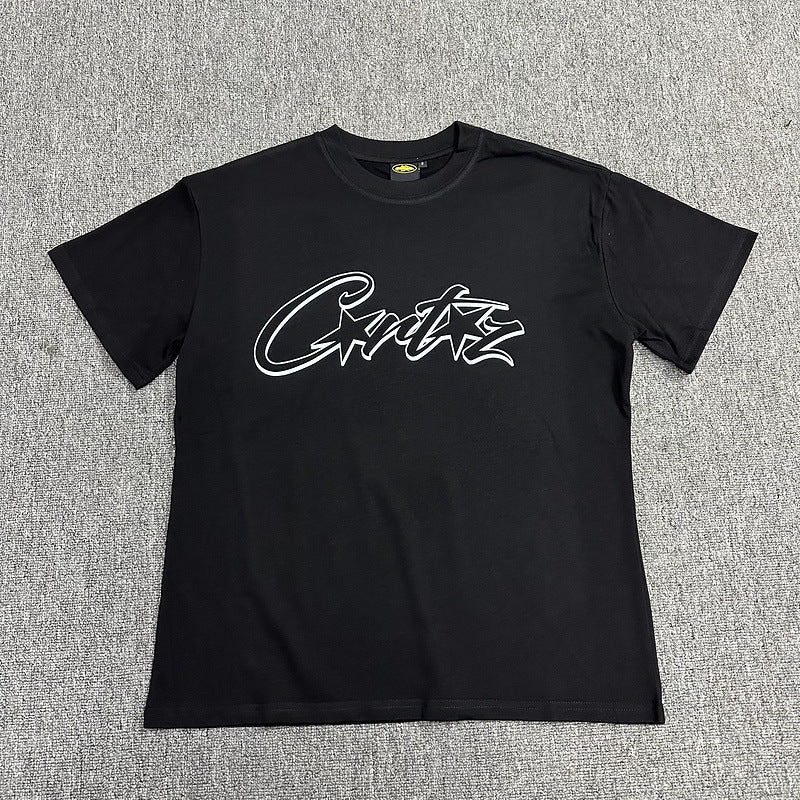 Corteiz Circle Logo Graphic Oversized Tee Streetwear Unisex