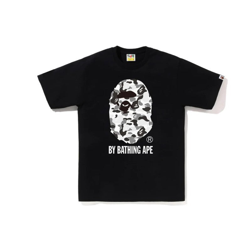 BAPE Camo Shark Ape Head Print Crew Neck Short Sleeve T‑Shirt Unisex