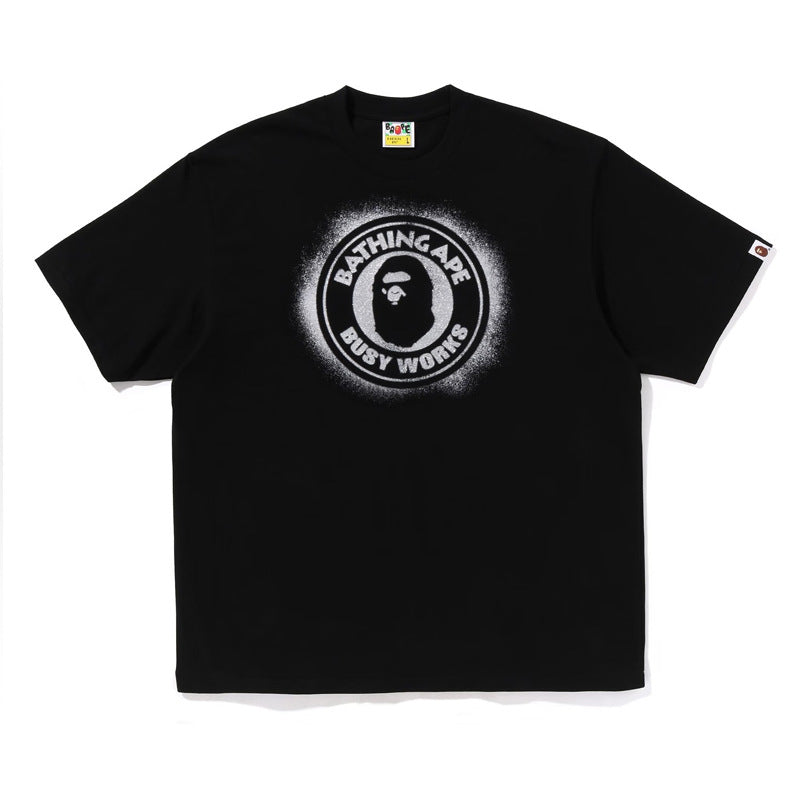 Bape Ape Head Graphic Short Sleeve Tee Streetwear Unisex