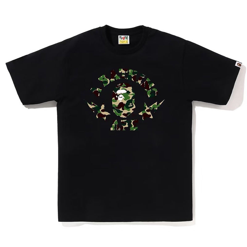 Bape Multi‑Graphic Ape Head Oversized Tee Streetwear Unisex