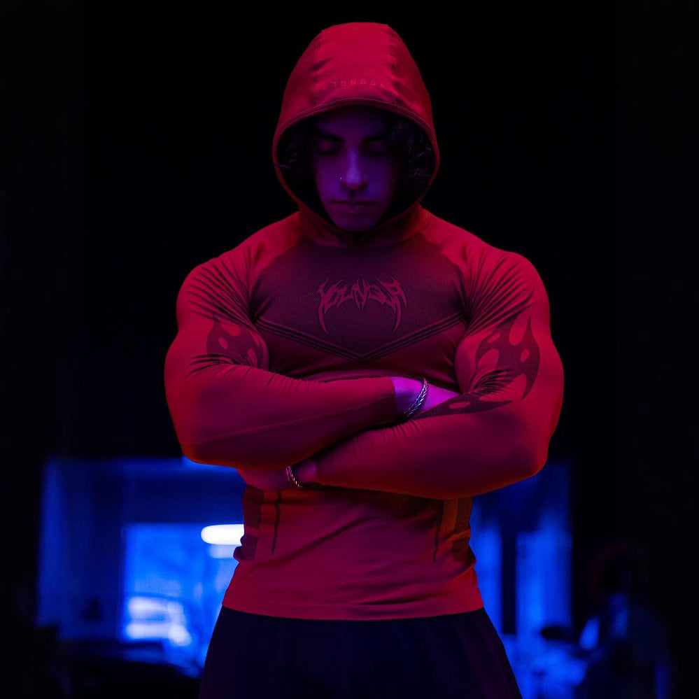 YOUNGLA 8062 Warrior Compression Hoodies