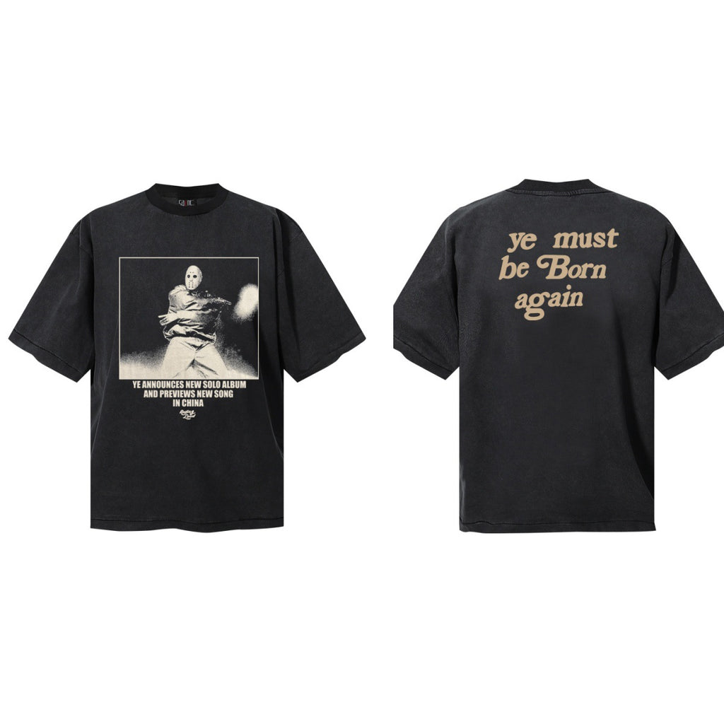 Saint Michael Vintage Washed Graphic Print Loose Streetwear T-Shirt