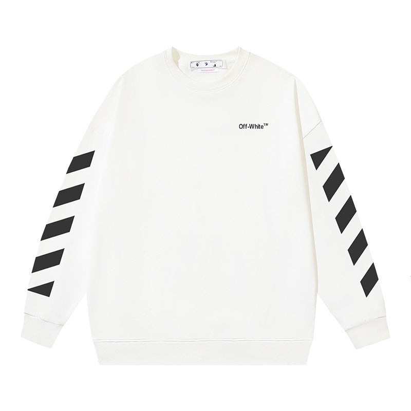 Off-White Multi Graphic Arrow Logo Unisex Crew Neck Sweatshirt