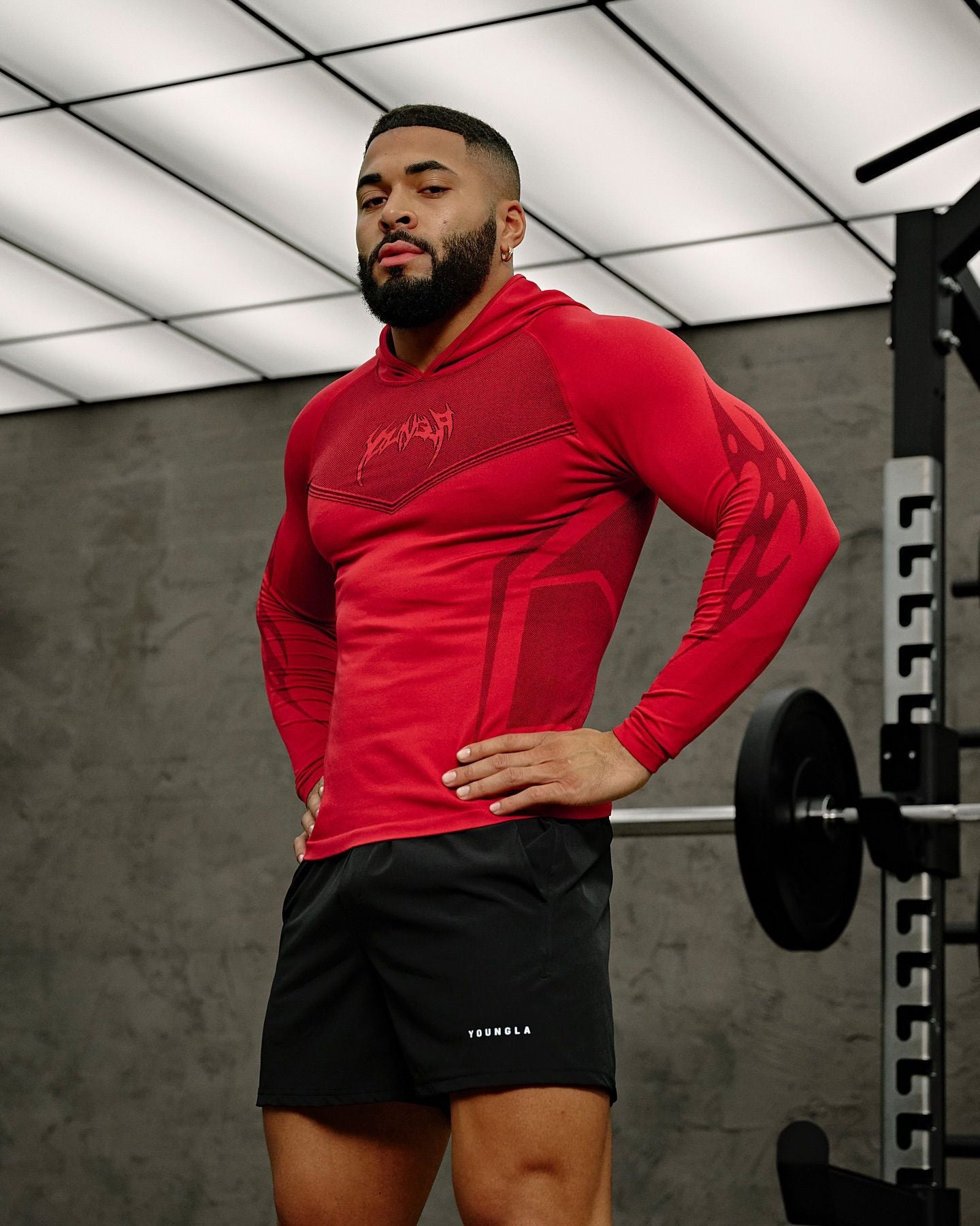 YOUNGLA 8062 Warrior Compression Hoodies
