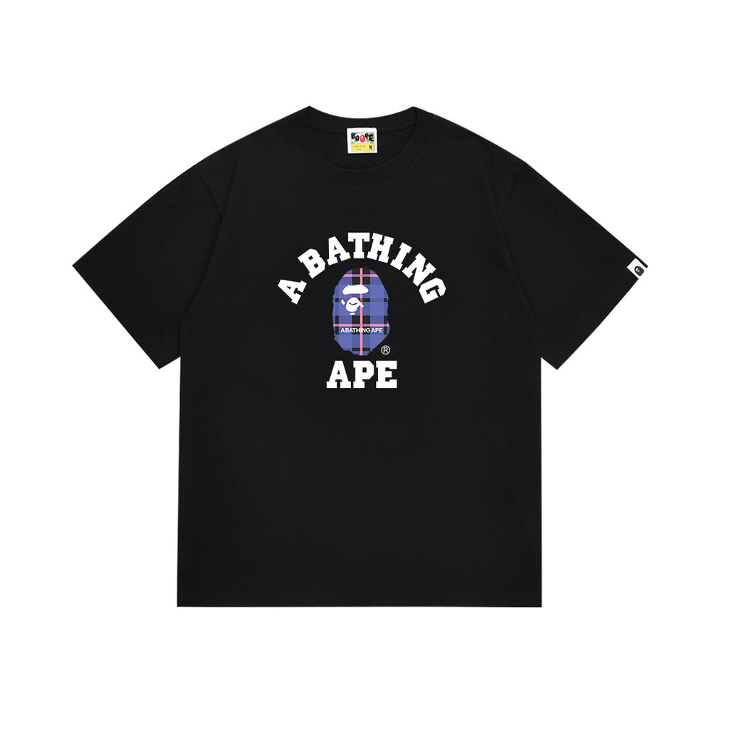 BAPE Ape Head Graphic Print Short Sleeve Tee Streetwear Unisex
