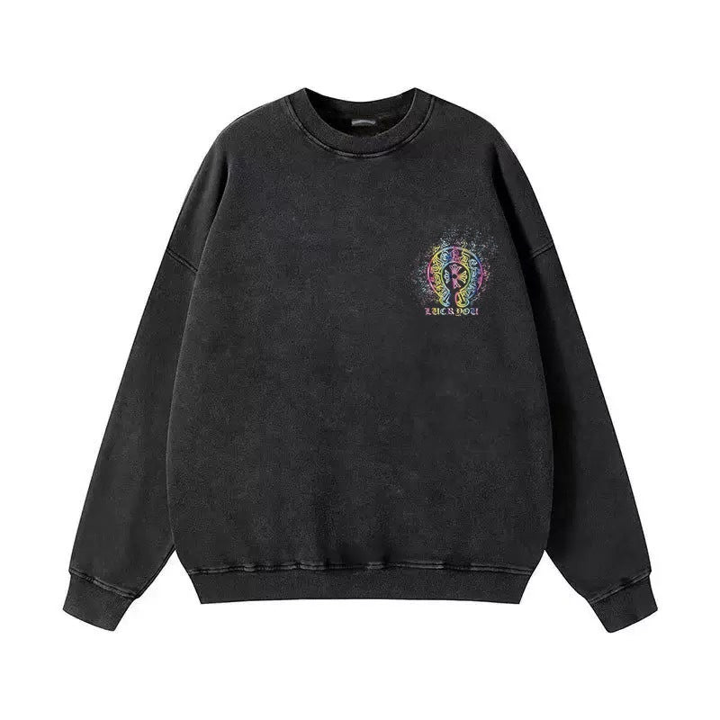 Chrome Hearts Cross Horseshoe Crewneck Sweatshirt Vintage Street Top