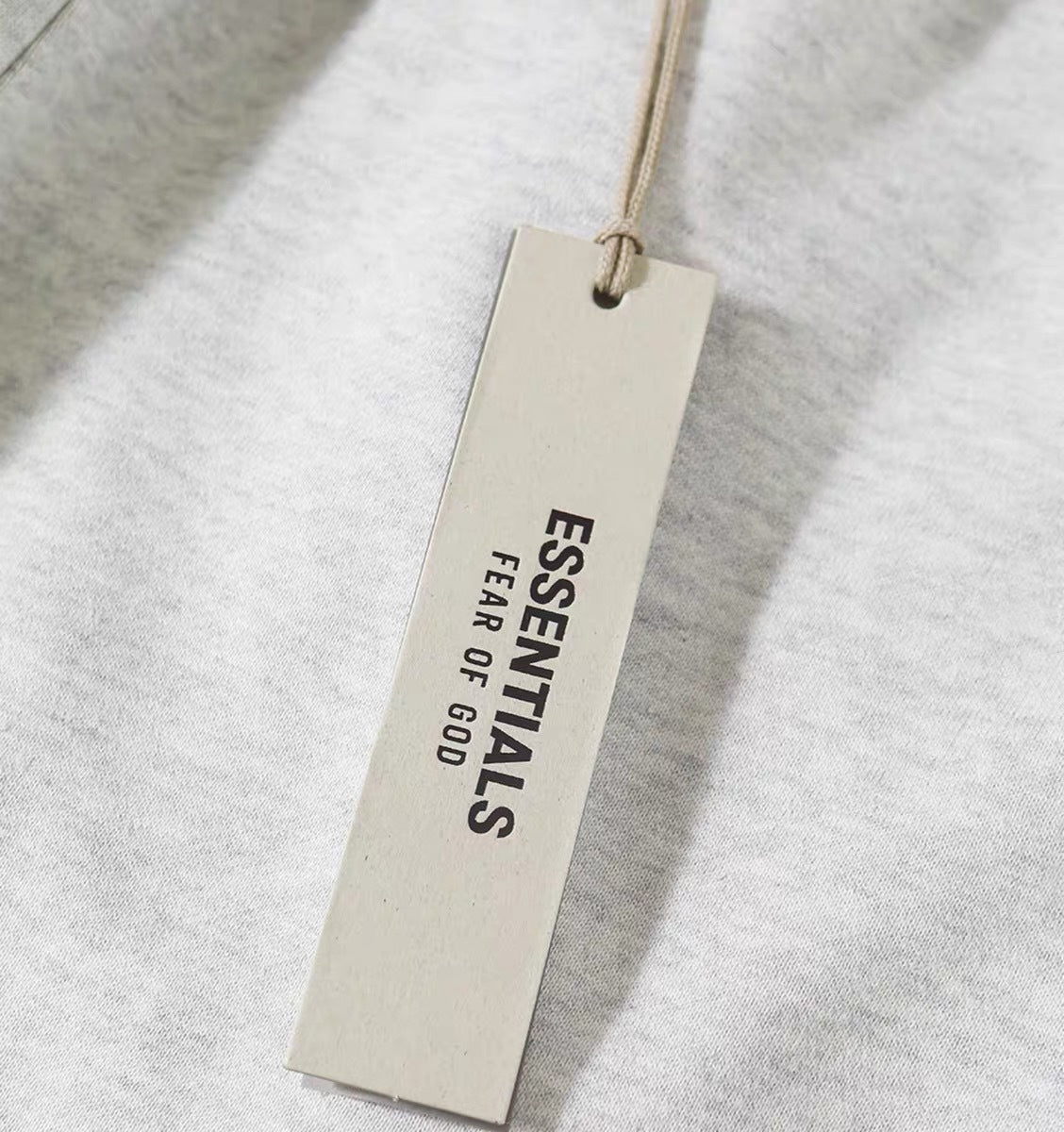 Essentials Rubber Print Small Letter Streetwear Drawstring Jogger Pants