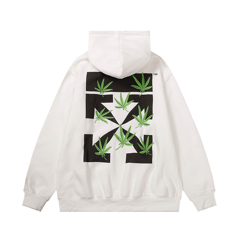 Off-White Arrow Graphic Print Hoodie Streetwear Unisex