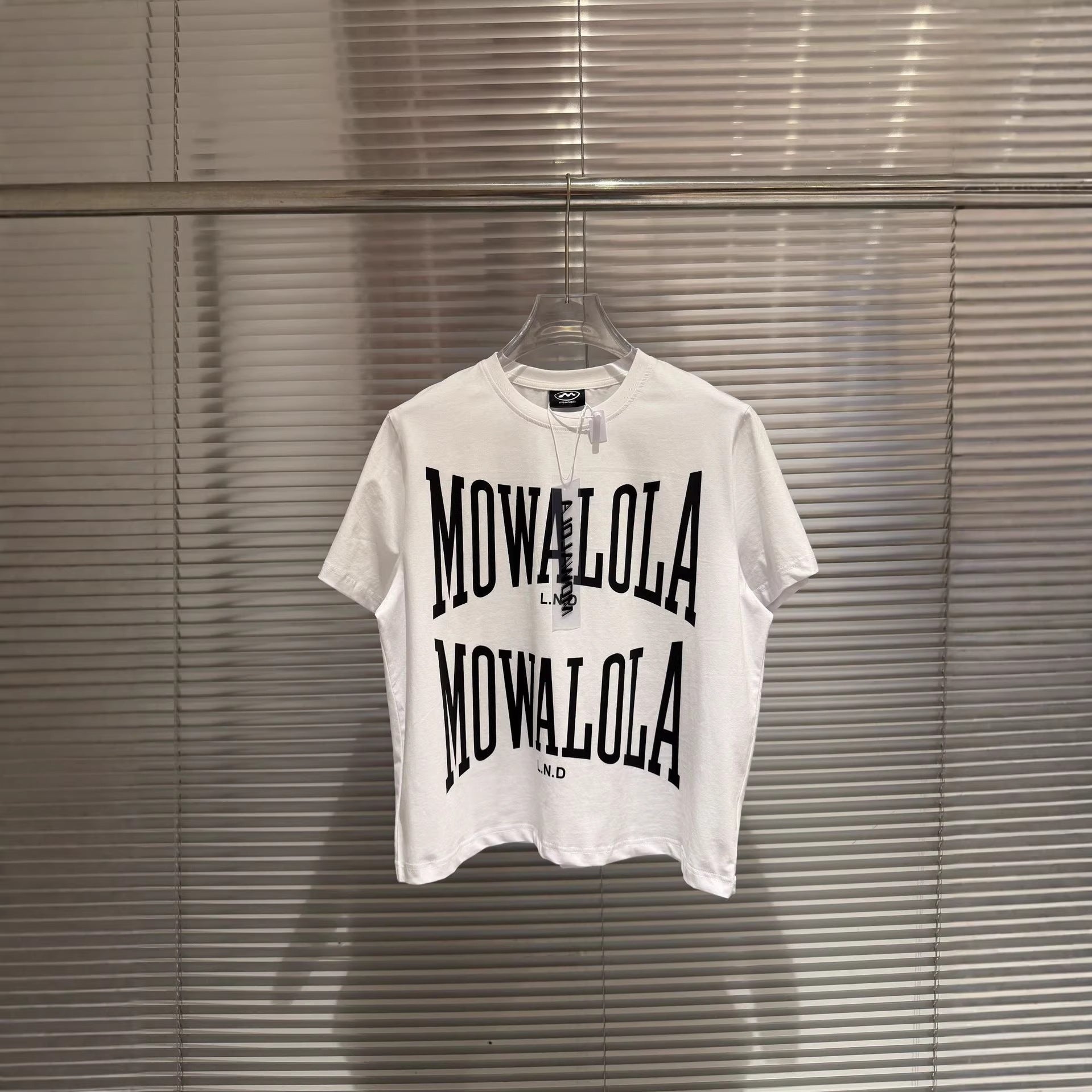 Vintage Arch Letter Streetwear Print Crew Neck Short Sleeve T Shirt