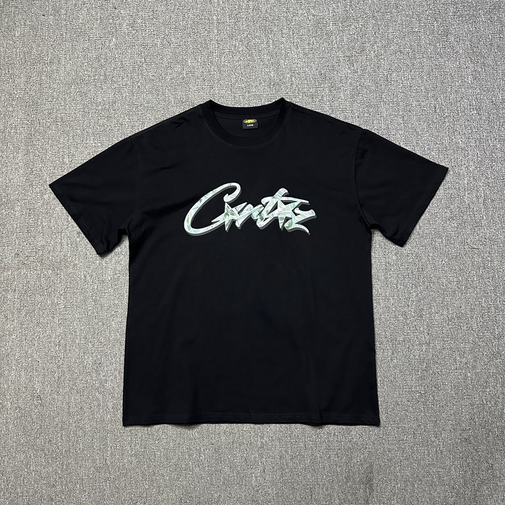 2026 New Corteiz Graphic Print Tee Loose Casual Streetwear T-Shirt