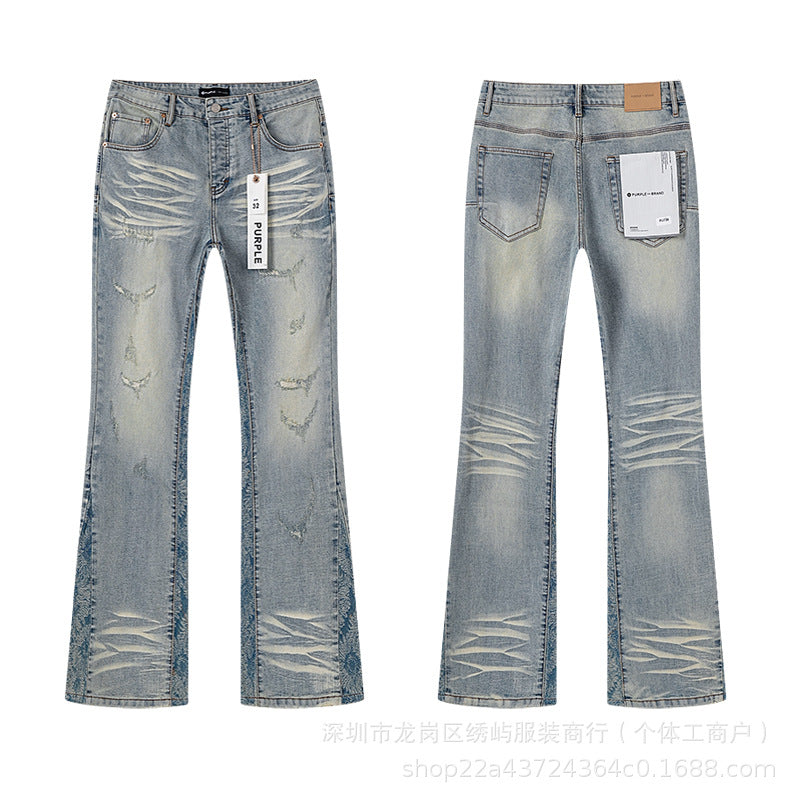 Purple Brand American Street Casual Denim Jeans Unisex