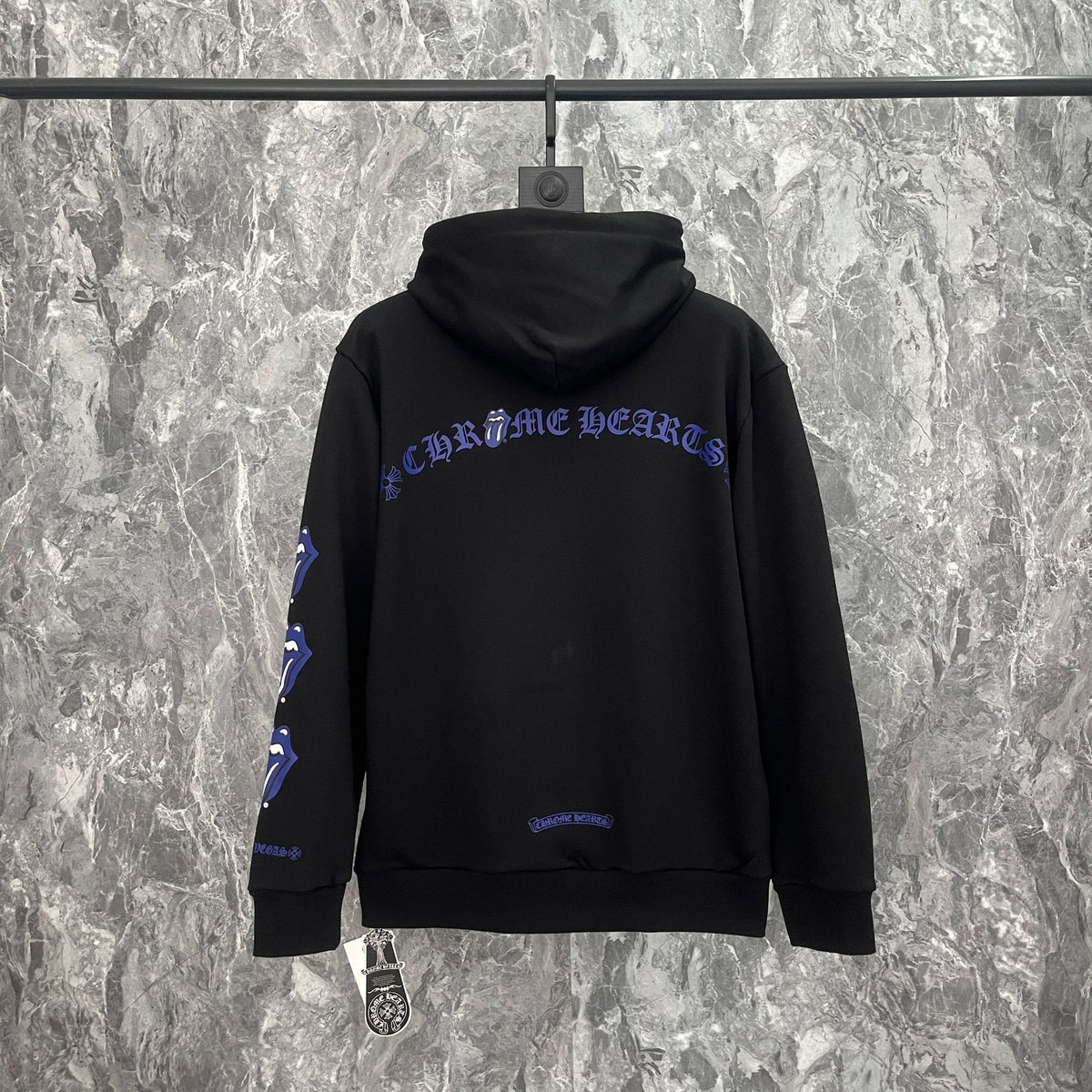 Chrome Hearts Multi‑Cross Graphic Oversized Hoodie Streetwear Unisex