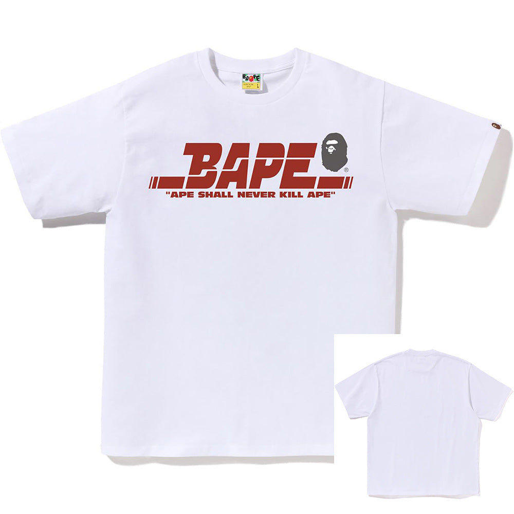 BAPE Shark Ape Head Camo Print Crew Neck Short Sleeve T‑Shirt Unisex