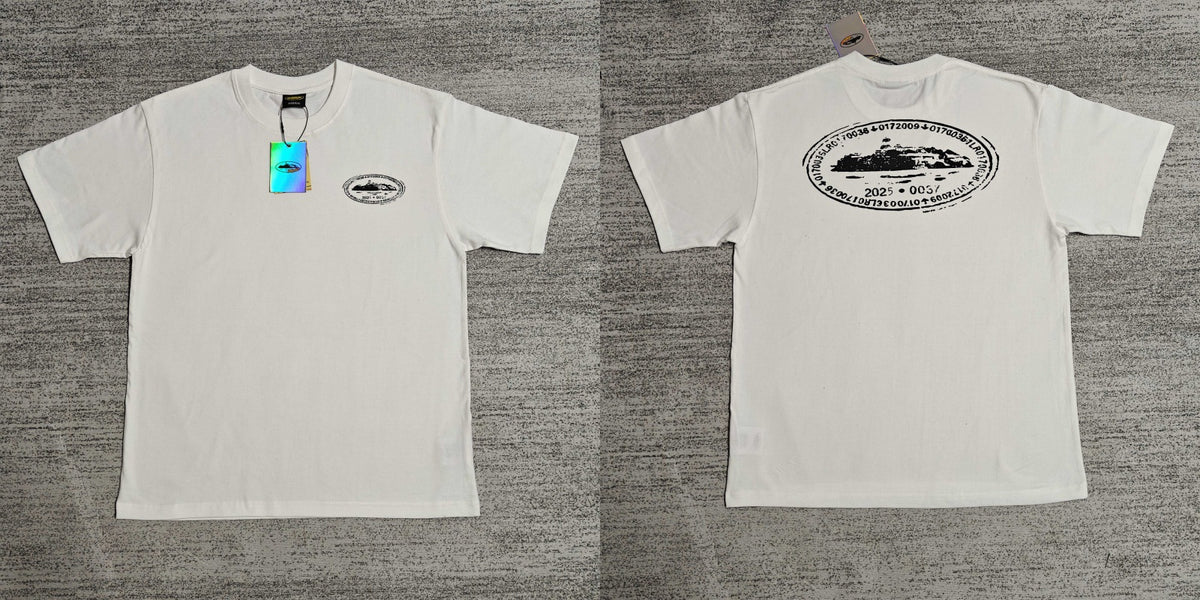 Corteiz Island Letter Graphic Oversized Tee Streetwear Unisex
