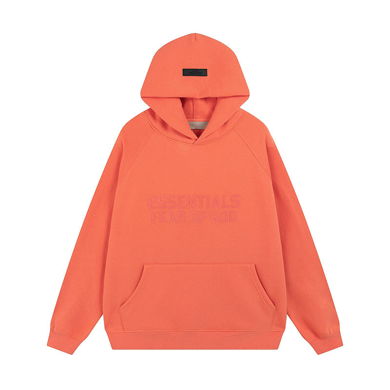 Fear of God ESSENTIALS Flocked Print Fleece Lined Hoodie sweatpants