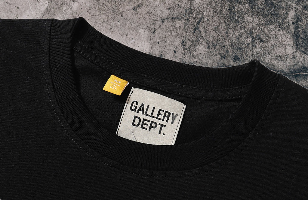 Gallery Dept Tie Dye Washed Graffiti Print Crew Neck T‑Shirt Unisex