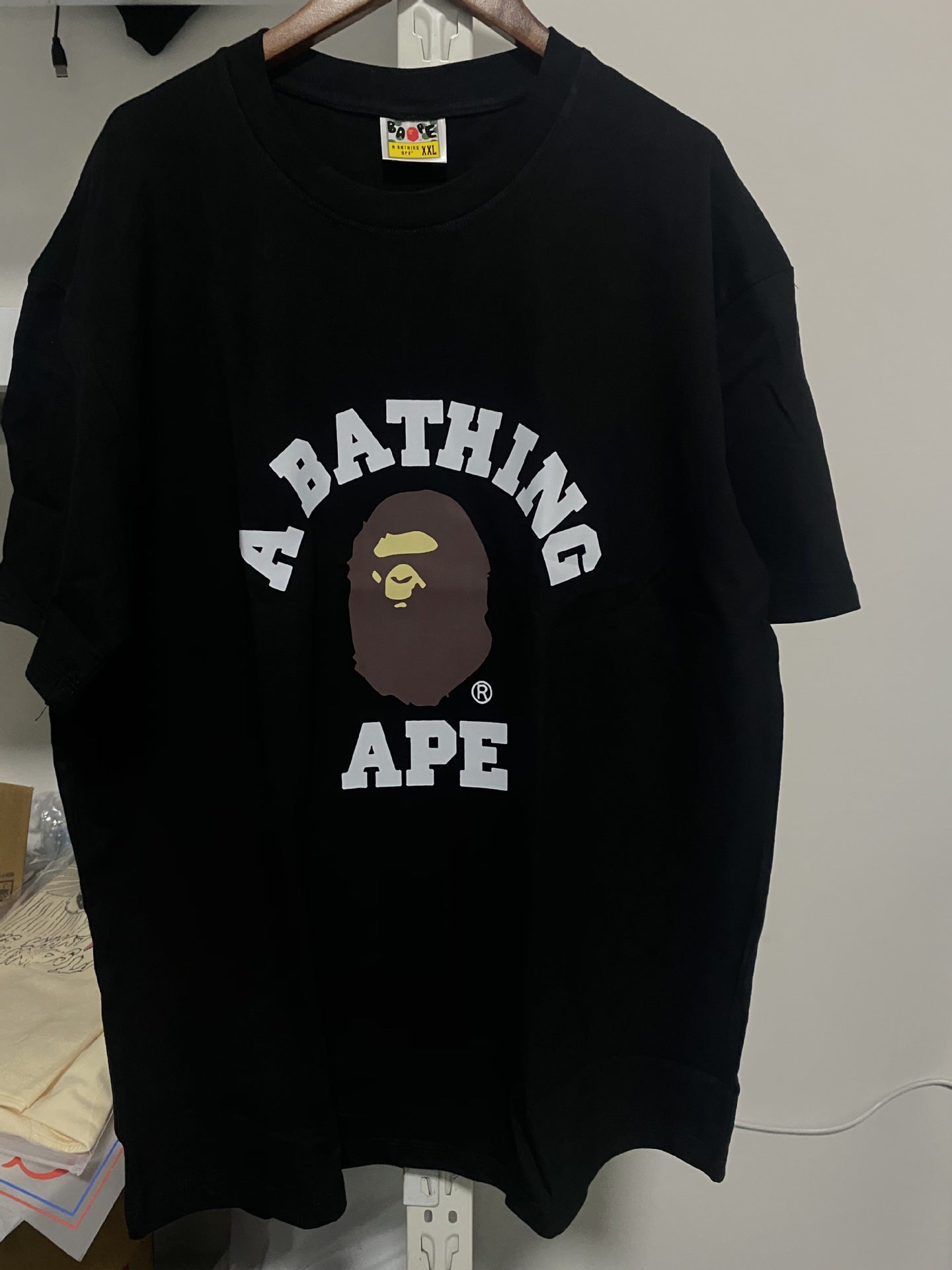BAPE Ape Head Graphic Print Short Sleeve Tee Streetwear Unisex