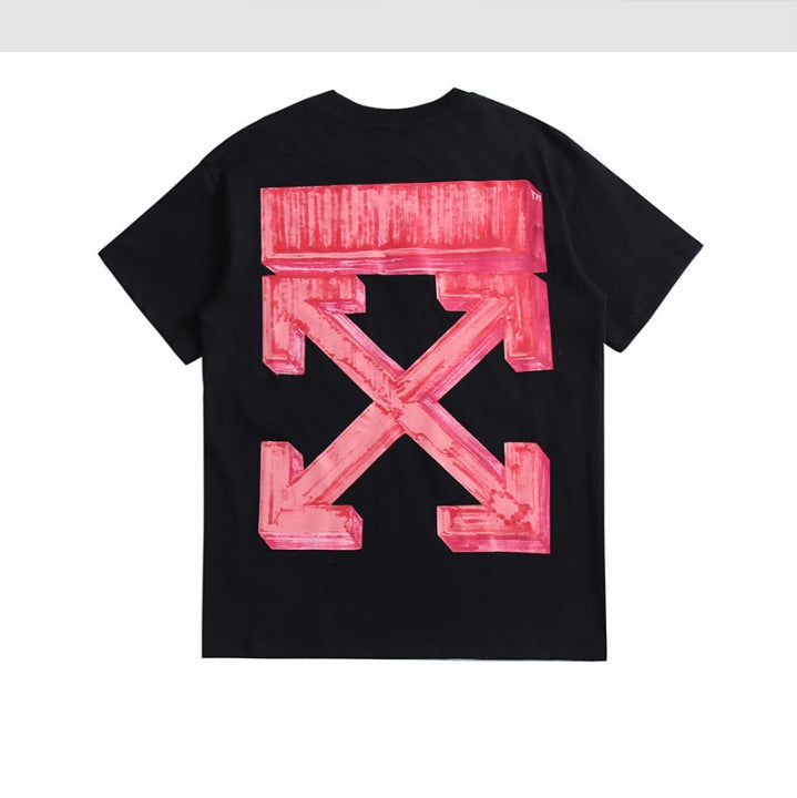 Off-White Arrow Graphic Print Short Sleeve Tee Streetwear Unisex