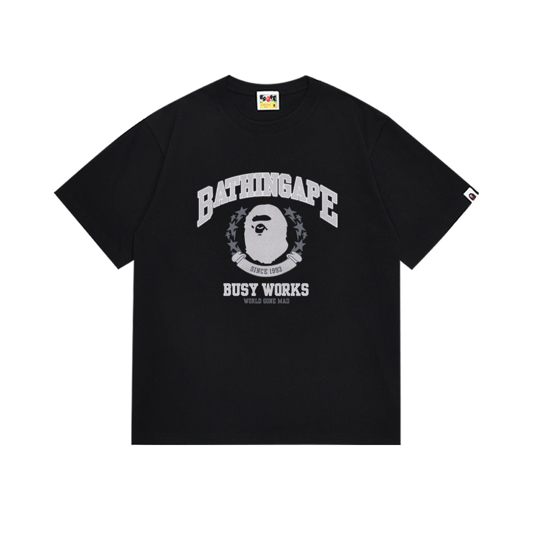 Bape Maneki Neko Ape Head Graphic Oversized Tee Streetwear Unisex