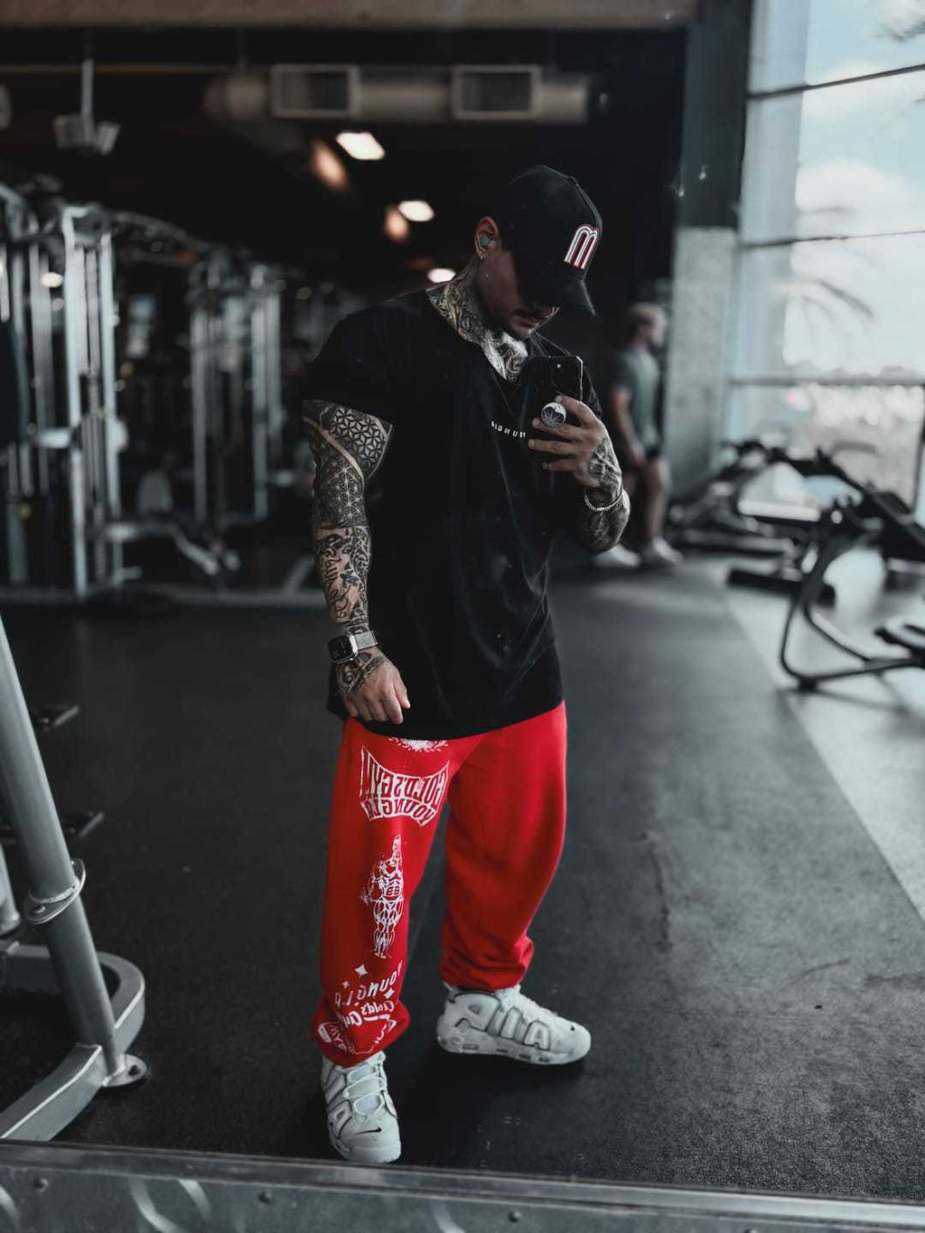 YOUNGLA 2143 Golds Gym Immortal Joggers