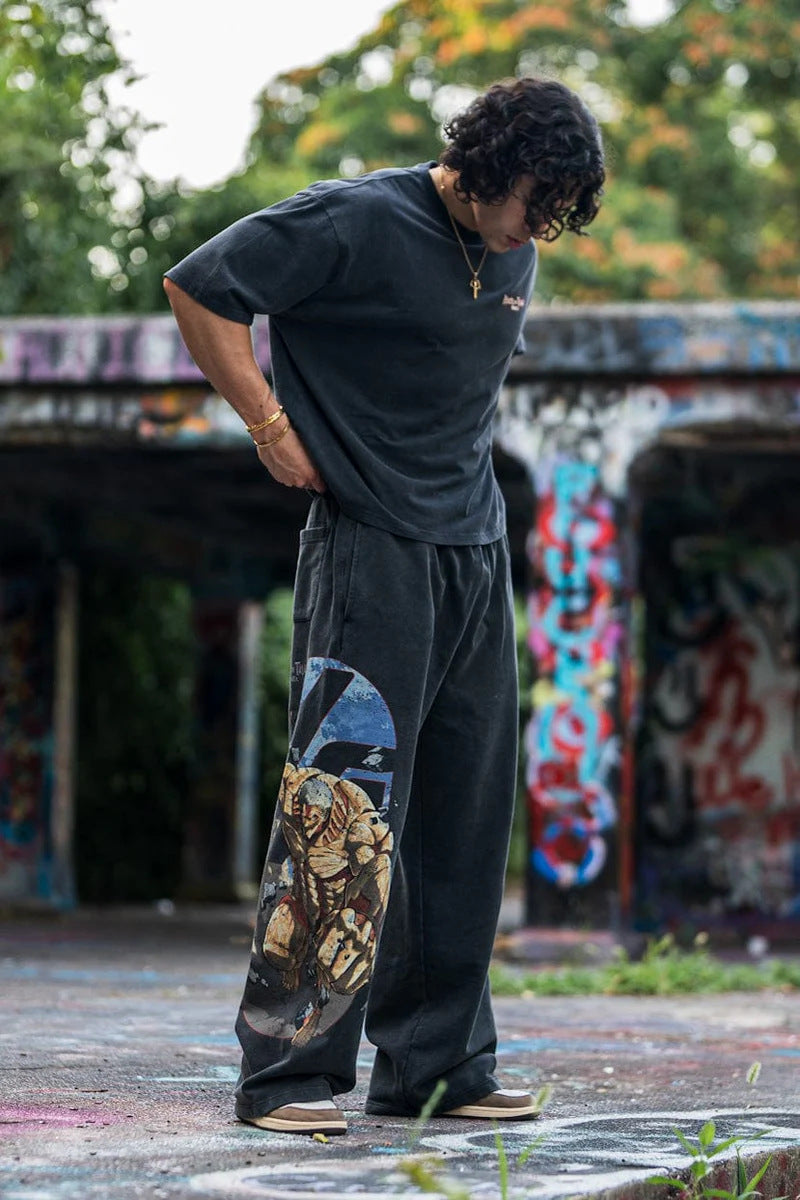 YOUNGLA 2128 AOT© x YLA Baggy Joggers