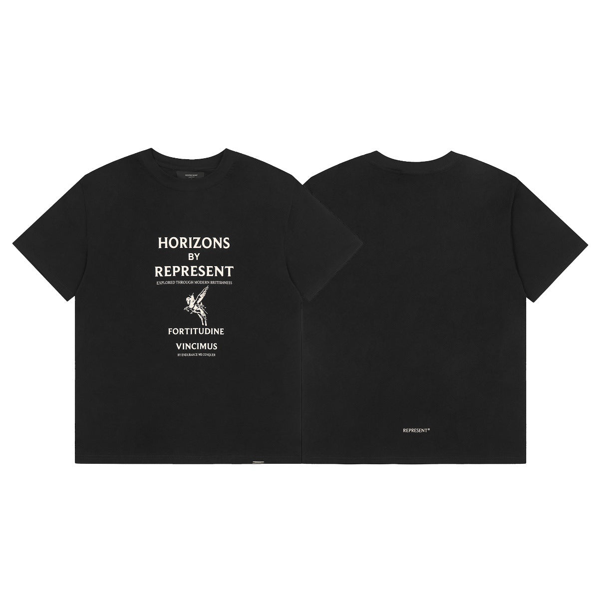 Represent Shark Washed Graphic Oversized Tee Streetwear Unisex