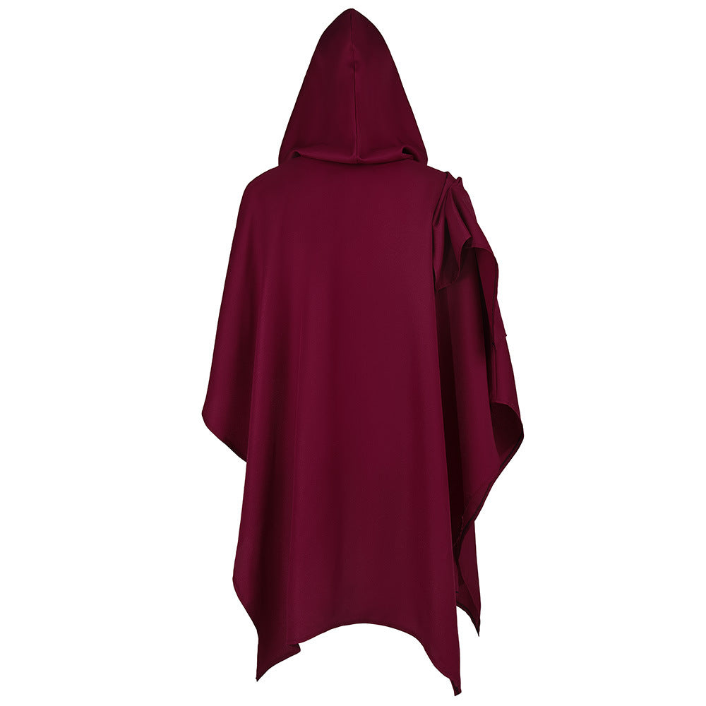 Halloween Medieval Hooded Shawl Cloak Dark Ranger Cosplay Cape