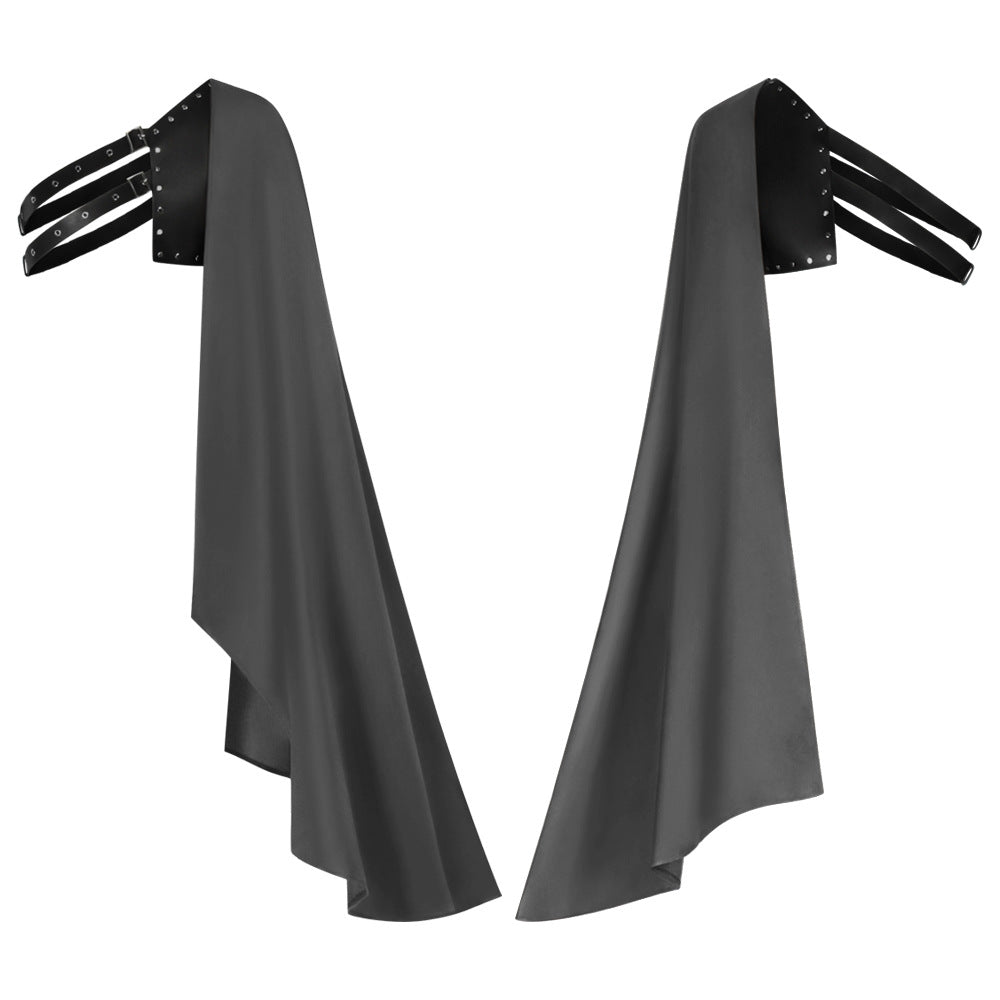 Halloween Medieval Knight Single Shoulder Cape Fantasy Cosplay Shawl
