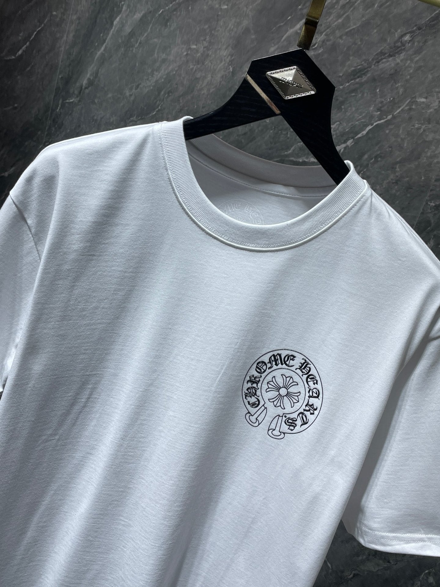 Chrome Hearts Horseshoe Sanskrit Glow In Dark Short Sleeve Tee Unisex
