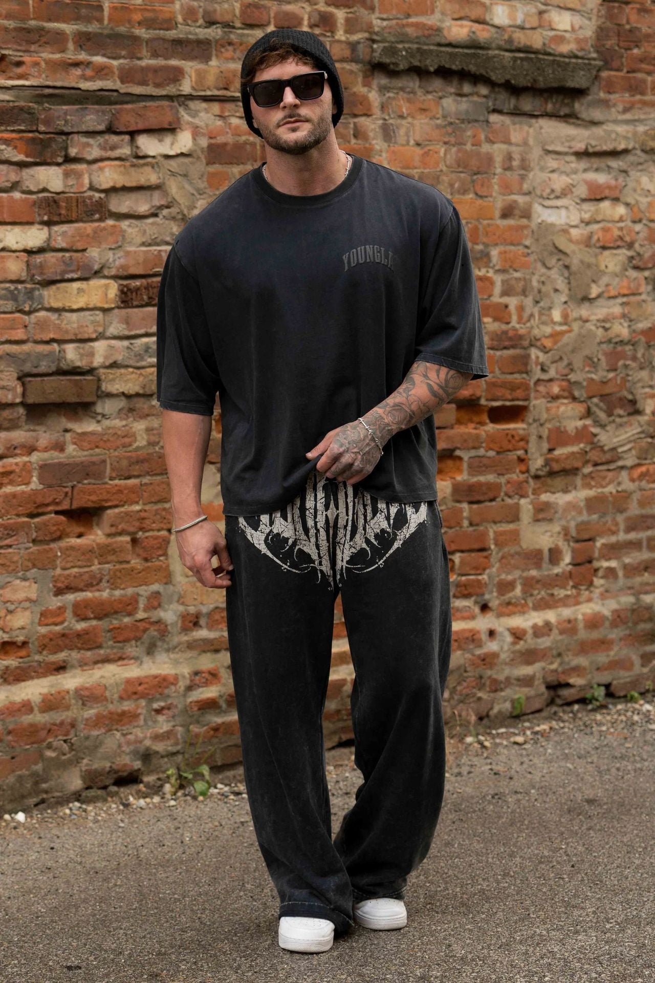 YOUNGLA 2079 Dark Wave Joggers