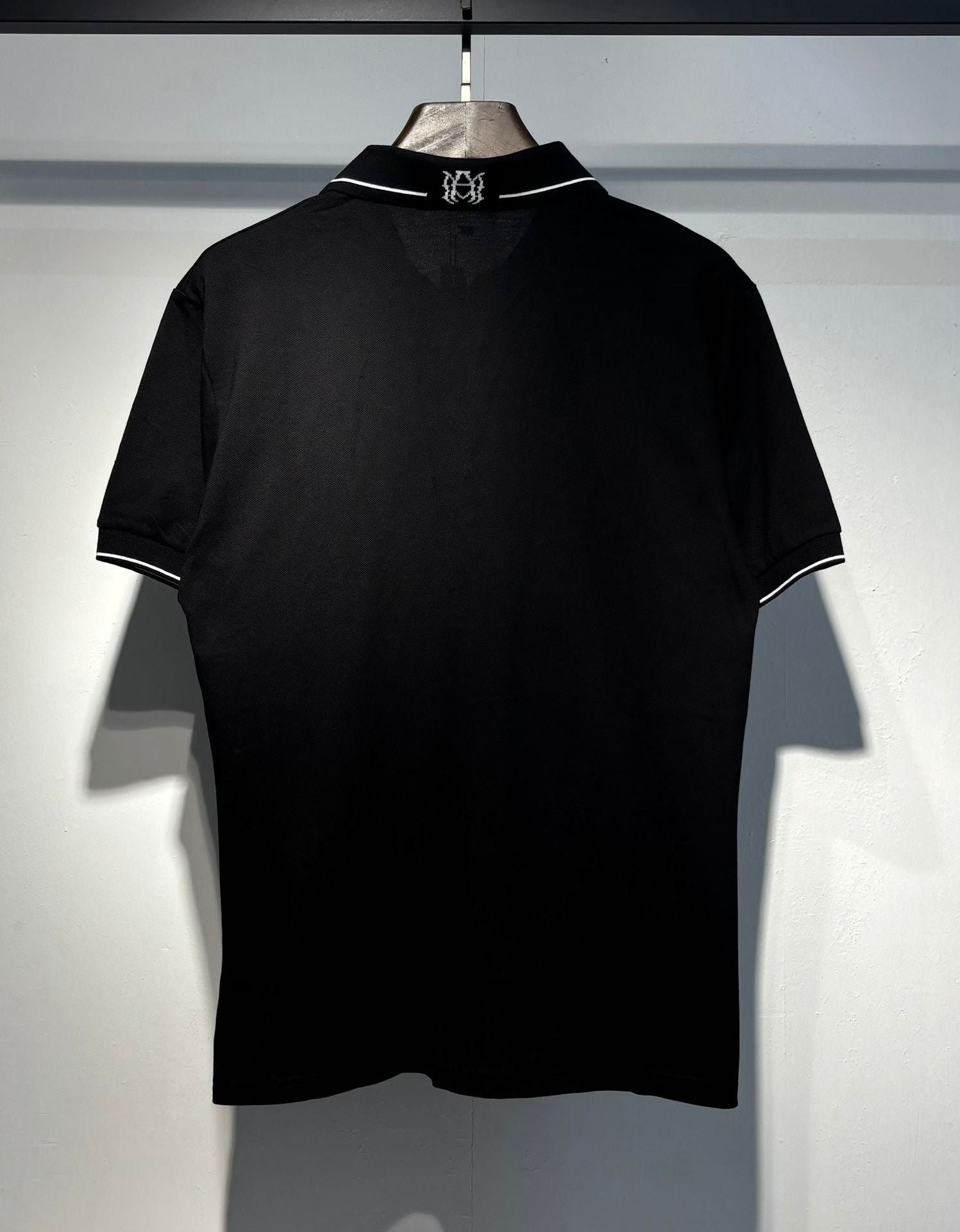 Amiri Embroidery Letter Loose Short Sleeve Polo Shirt Unisex