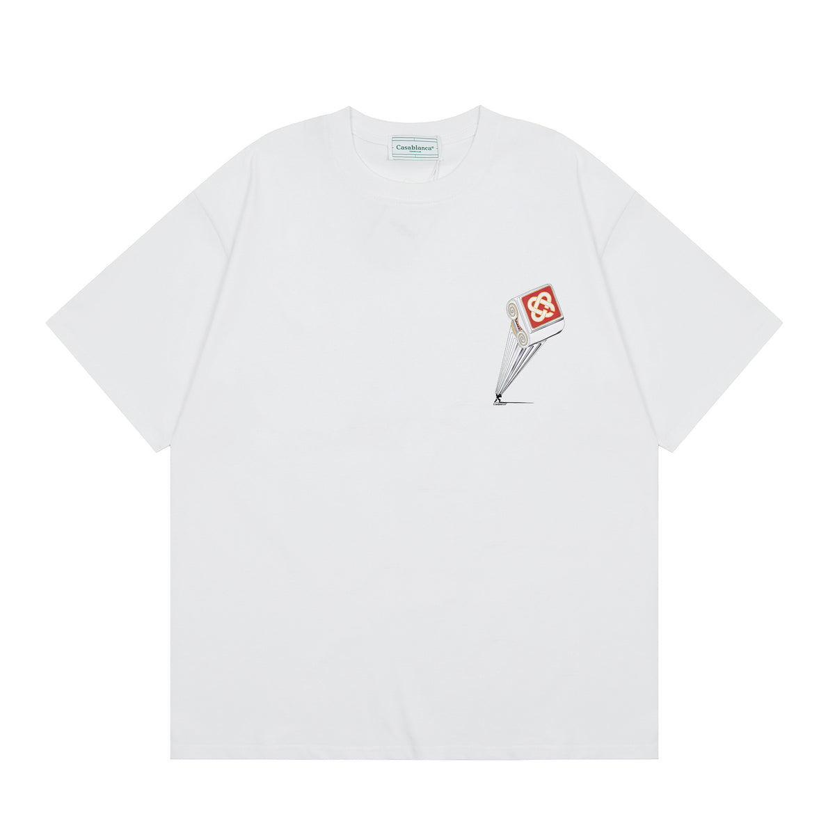 Casablanca Multi‑Artwork Vintage Graphic Oversized Tee Streetwear