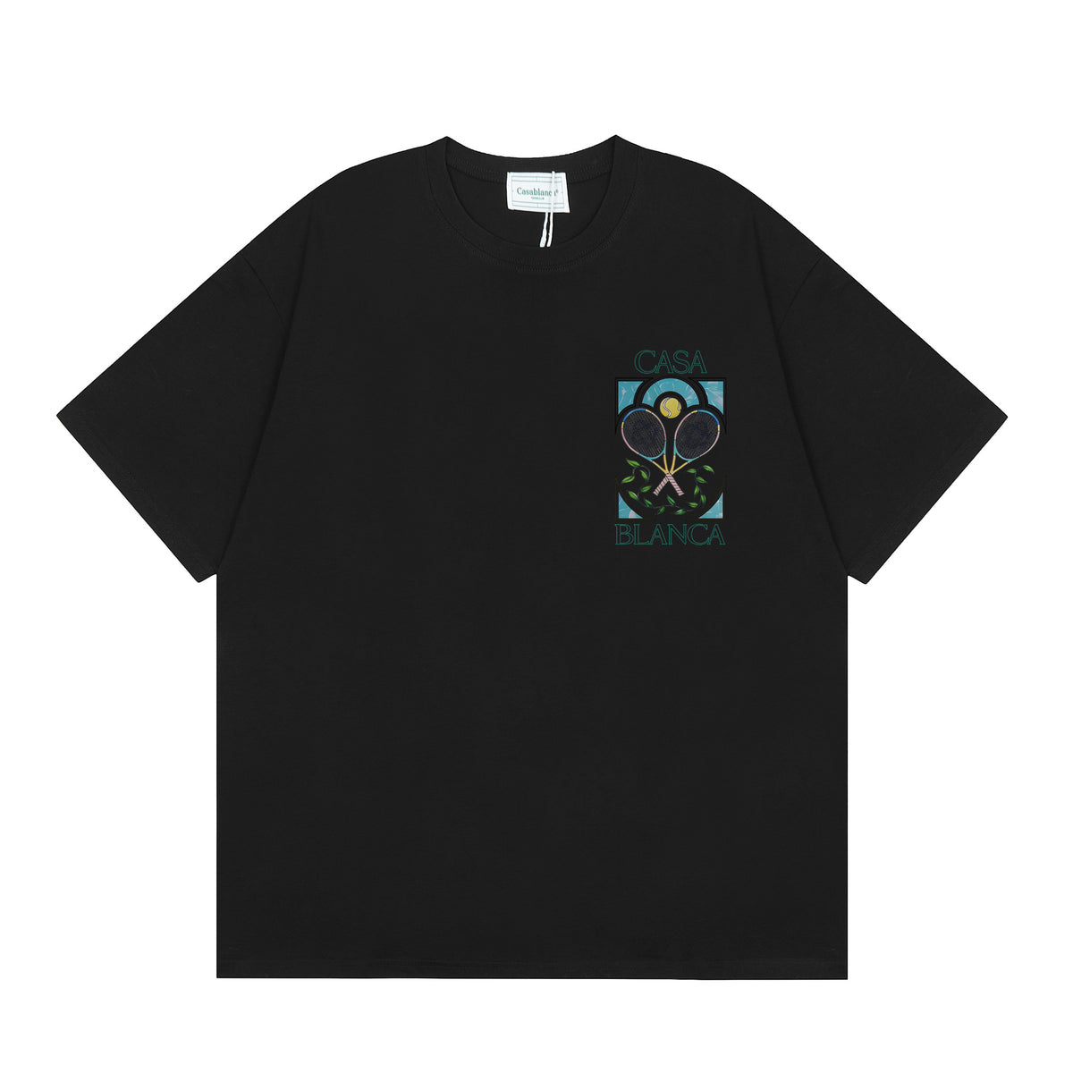 Casablanca Multi‑Artwork Vintage Graphic Oversized Tee Streetwear