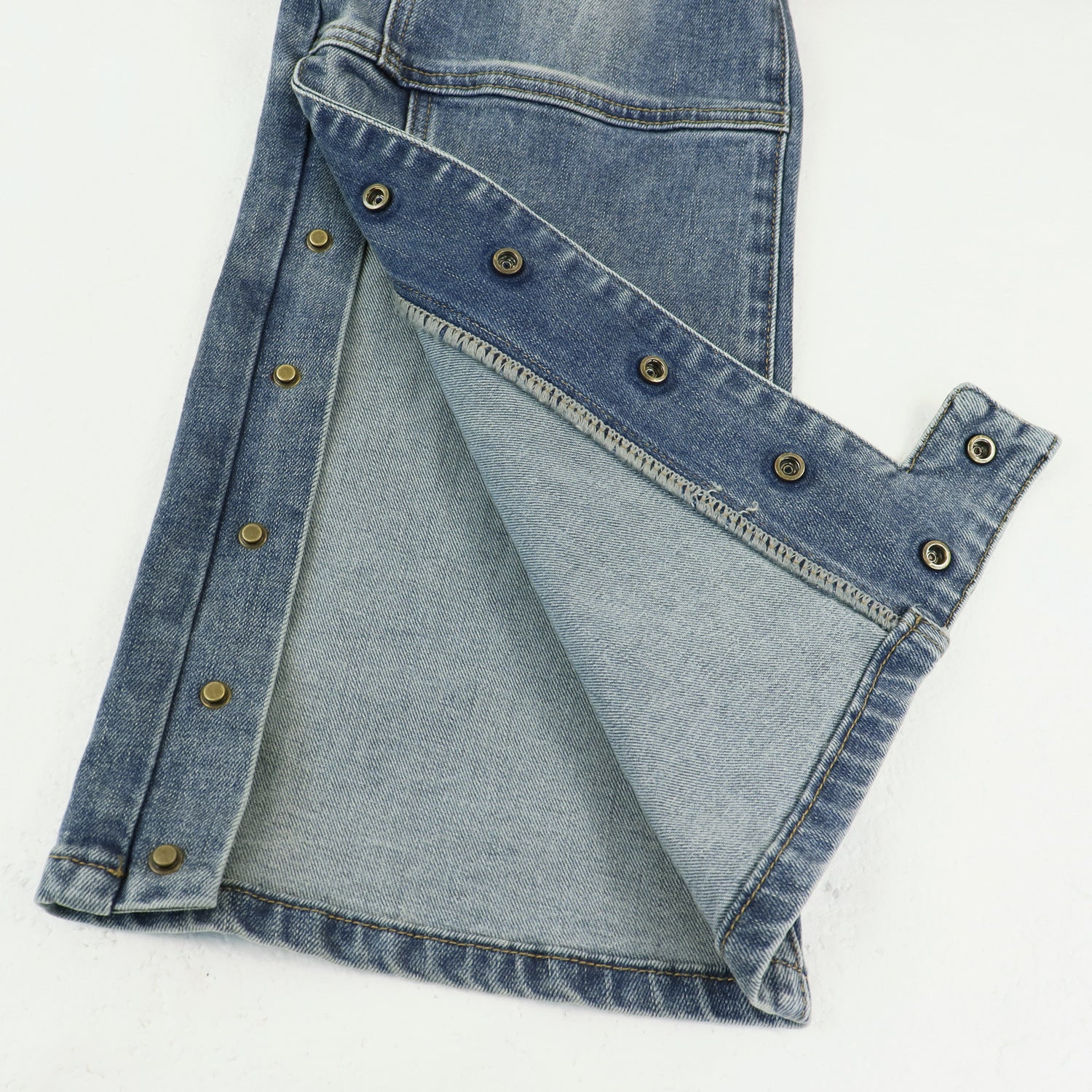 Purple Brand Carpenter Button Hem Denim Jeans Unisex