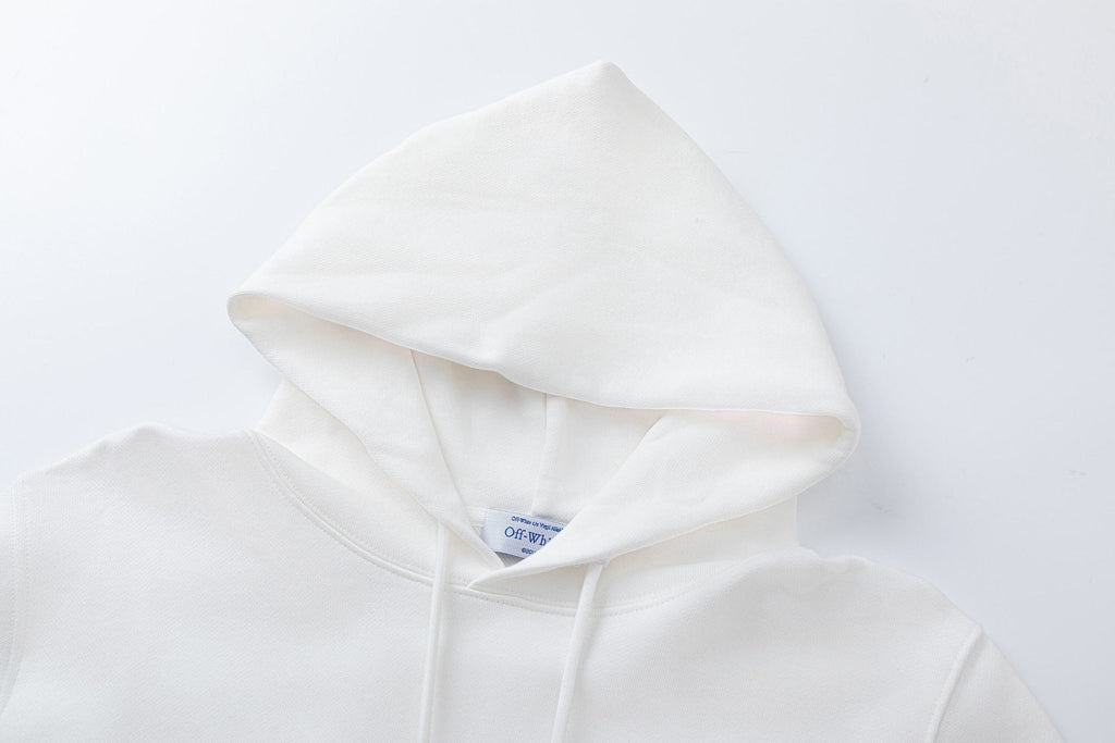 Off White Butterfly Arrow Graphic Pullover Hoodie Unisex