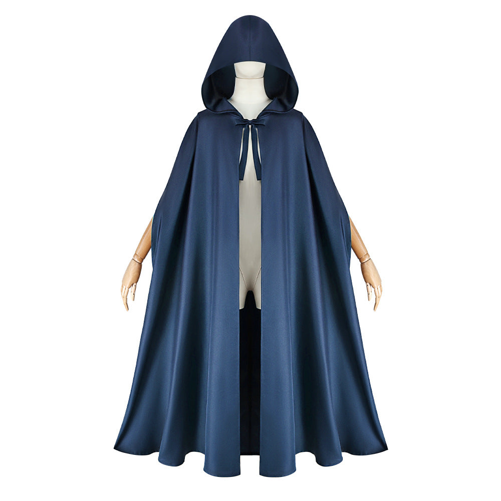 Halloween Medieval Hooded Cloak Hobbit Elf Renaissance Cosplay Cape