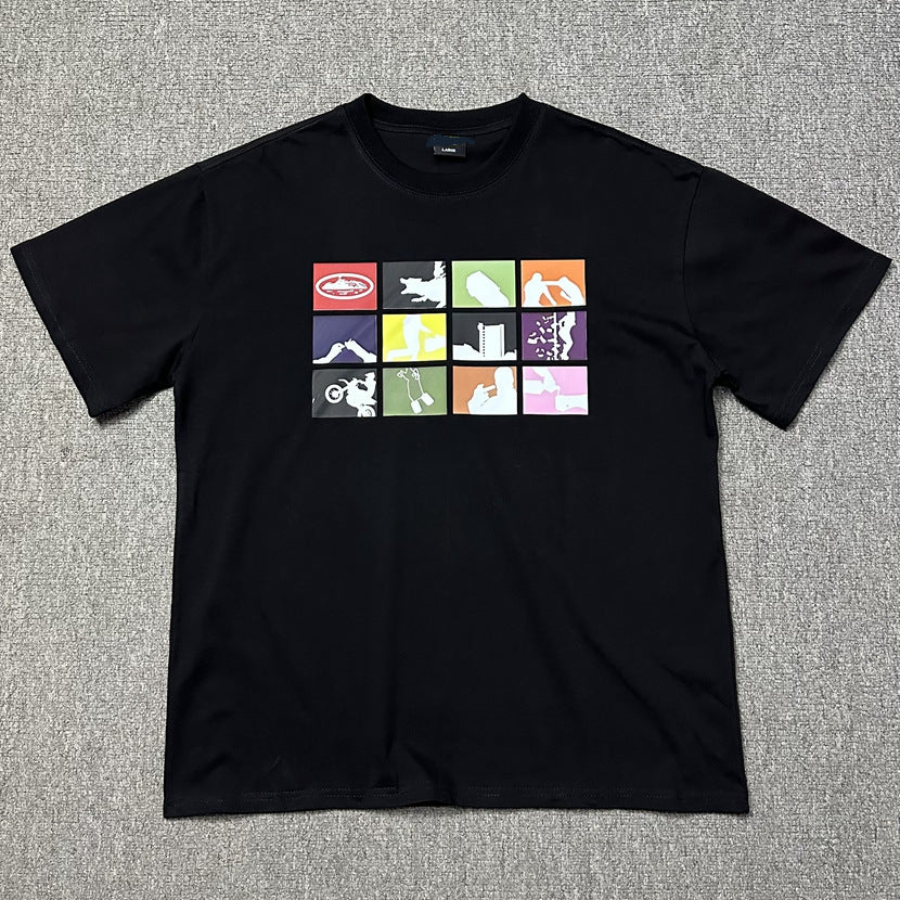 Corteiz CRTZ Y2K Classic Ship Logo Oversized Vintage Baumwoll-T-Shirt