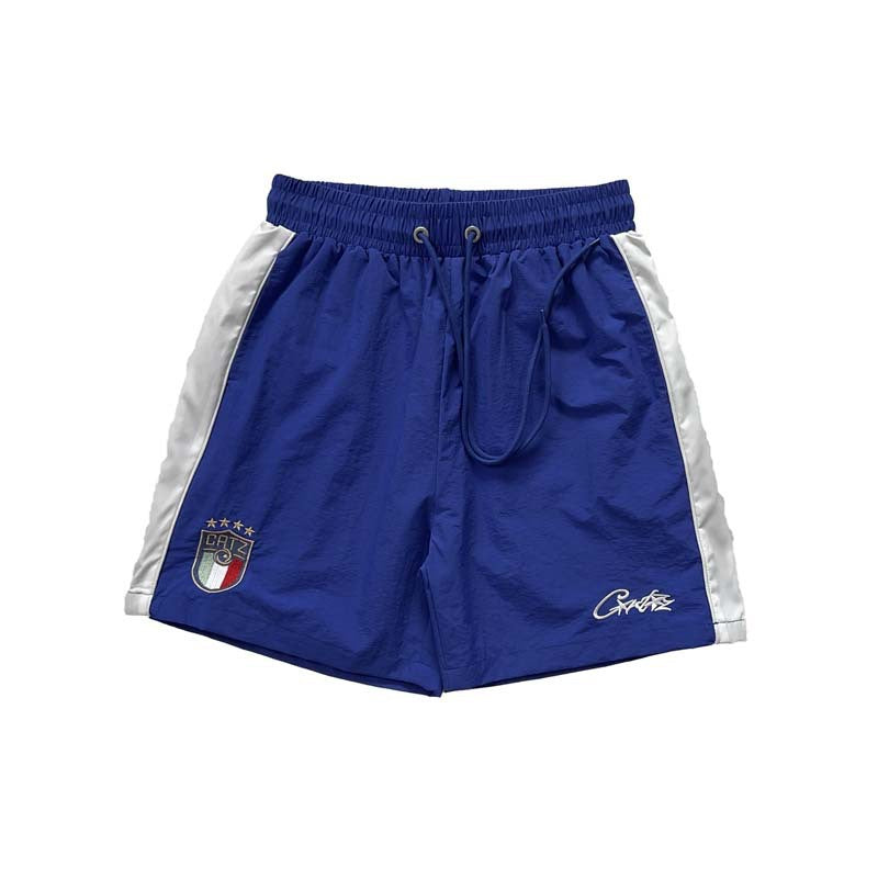 Corteiz Alcatraz Italian-Style Drawstring Nylon Shorts