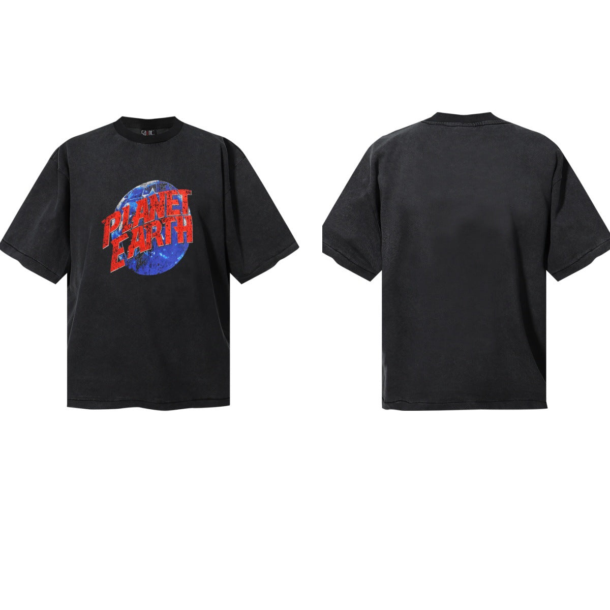 Saint Michael Vintage Washed Graphic Print Loose Streetwear T-Shirt