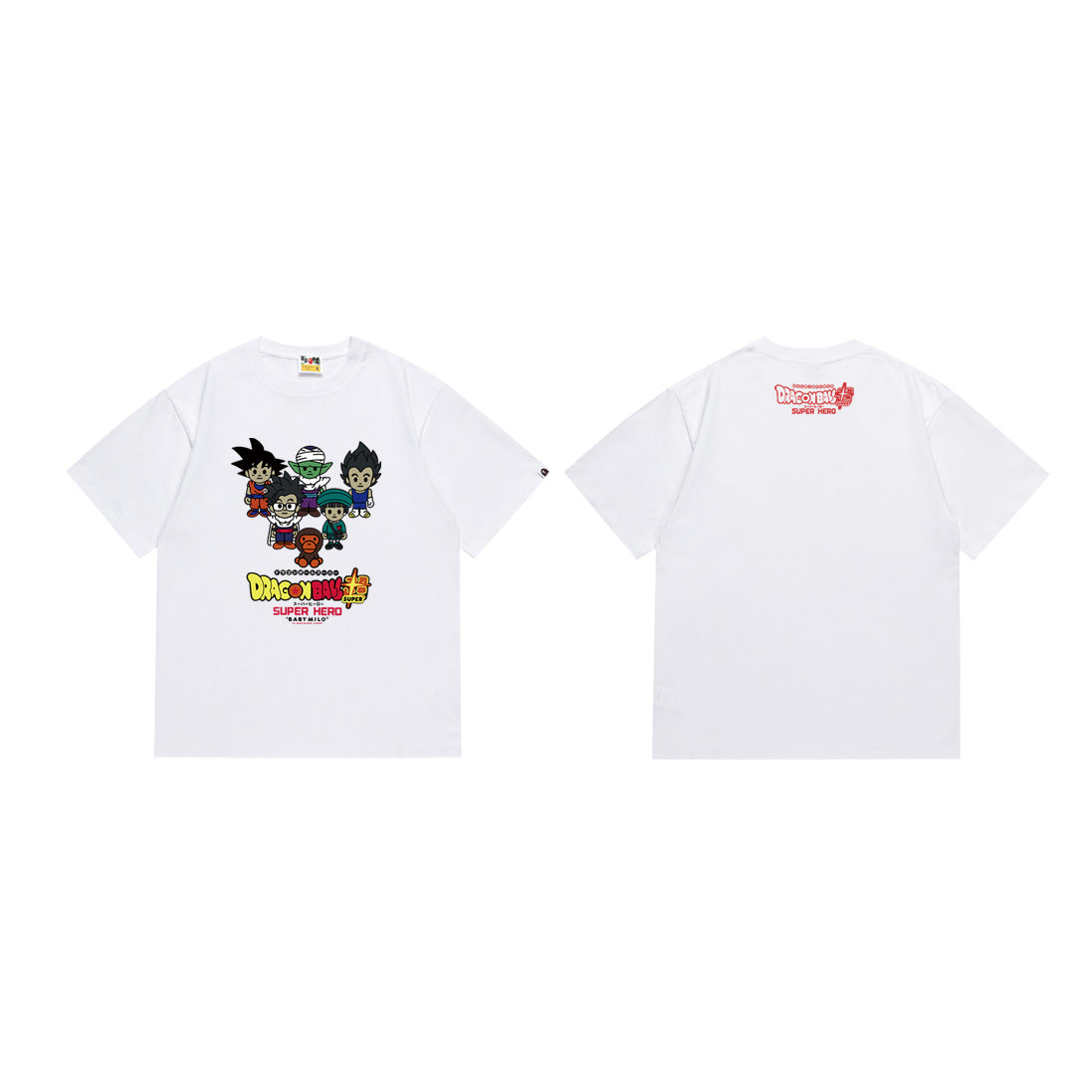 BAPE Ape Head Shark Print Loose Casual Unisex T-Shirt